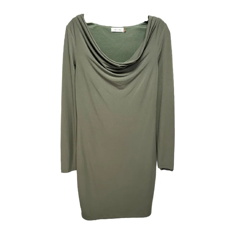 Limited Time Discount spaghetti strap dressDress Casual Midi By Calvin Klein In Green, Size: 4 Limited Time Discount spaghetti strap dressDress Casual Midi By Calvin Klein In Green, Size: 4