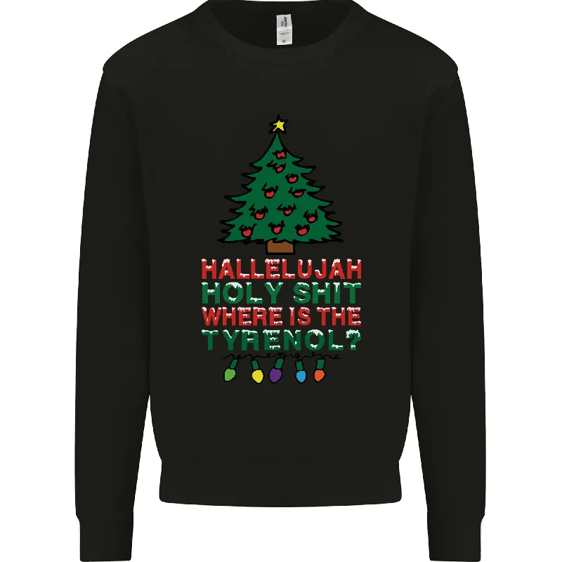Super Sale Christmas Movie Wheres the Tyrenol? Mens Sweatshirt Jumper