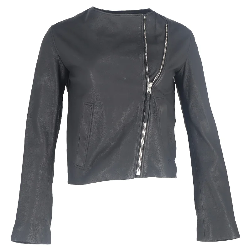 Joseph Biker Jacket in Black Leather