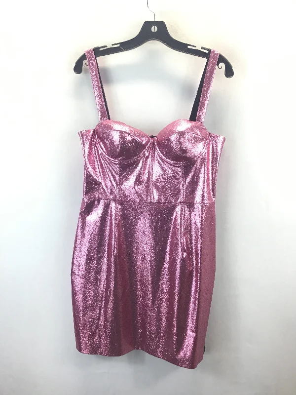 Early Access flowy dressDress Party Short By Fashion Nova In Pink, Size: L