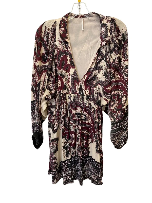 Overstock Sale vintage-inspired dressDress Casual Short By Free People In Purple, Size: S Overstock Sale vintage-inspired dressDress Casual Short By Free People In Purple, Size: S