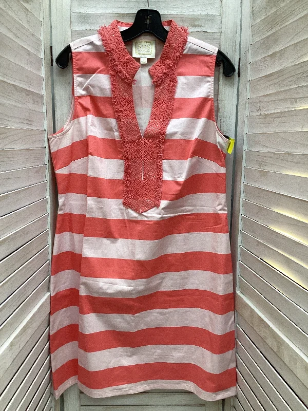 Clearance Items casual day dressDress Casual Midi By Sail To Sable In Striped Pattern, Size: L Clearance Items casual day dressDress Casual Midi By Sail To Sable In Striped Pattern, Size: L