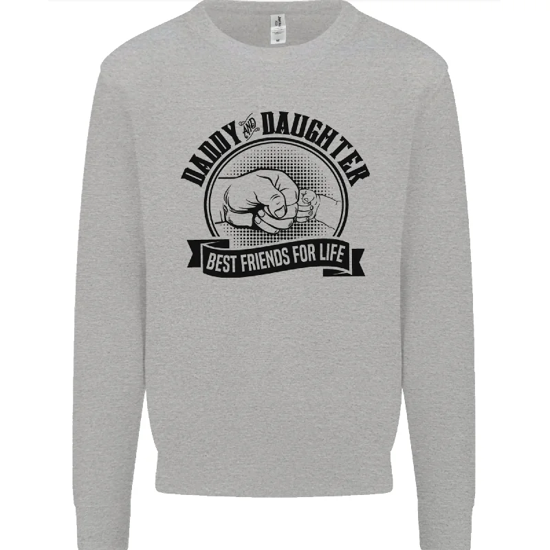 Closeout Sale Daddy & Daughter Best Friends Fathers Day Mens Sweatshirt Jumper