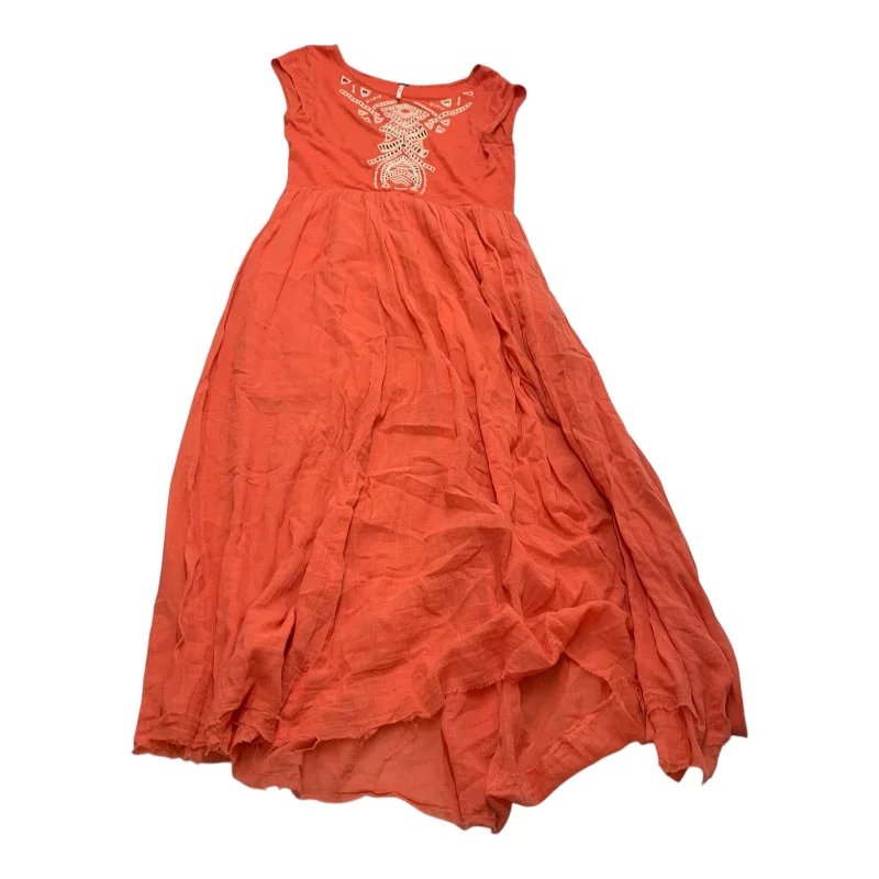 Amazing Deals comfy maxi dressDress Casual Maxi By Free People In Orange, Size: Xs