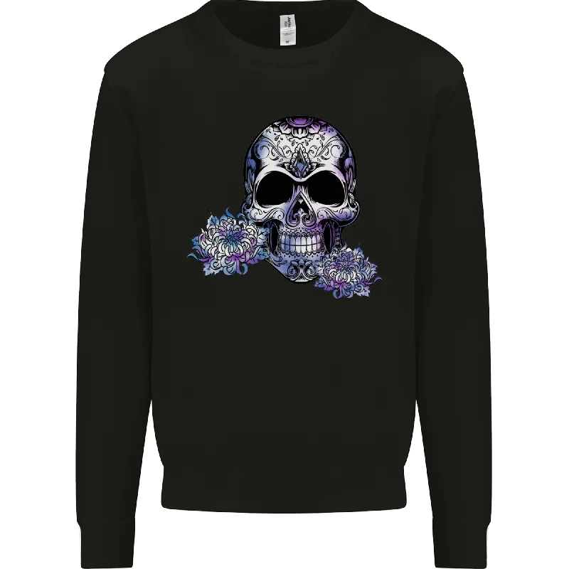 Last Chance Day of the Dead Skull DOTD Mens Sweatshirt Jumper