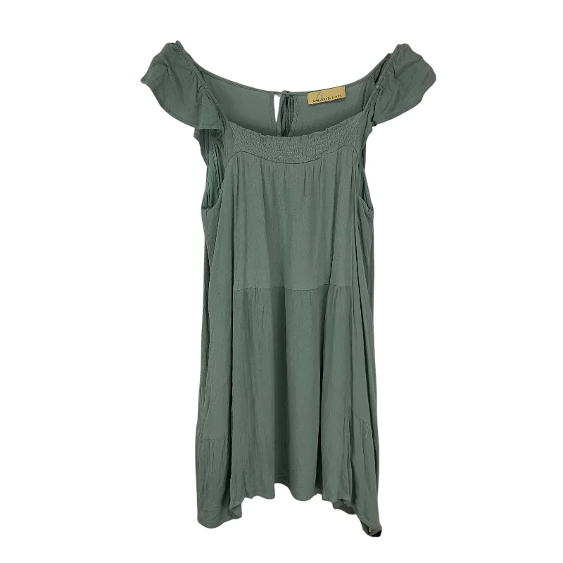 Closeout Sale trendy wrap dressDress Casual Short By Clothes Mentor In Green, Size: L Closeout Sale trendy wrap dressDress Casual Short By Clothes Mentor In Green, Size: L