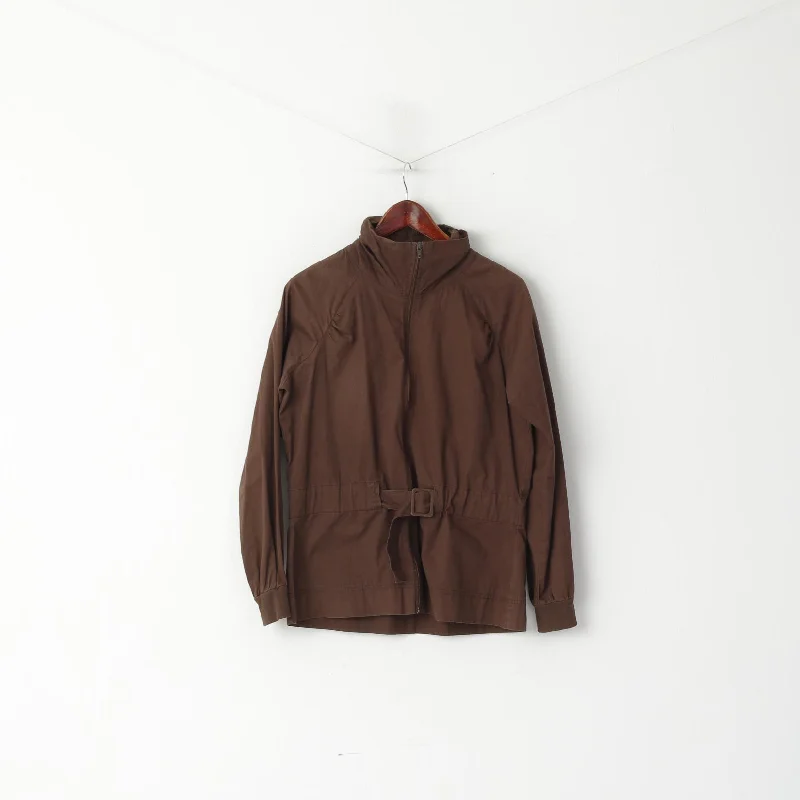 Savings Alert lightweight outerwearReebok Classic Women 16 XL Jacket Brown Cotton Full Zipper Belted Stan Up Collar Top Savings Alert lightweight outerwearReebok Classic Women 16 XL Jacket Brown Cotton Full Zipper Belted Stan Up Collar Top