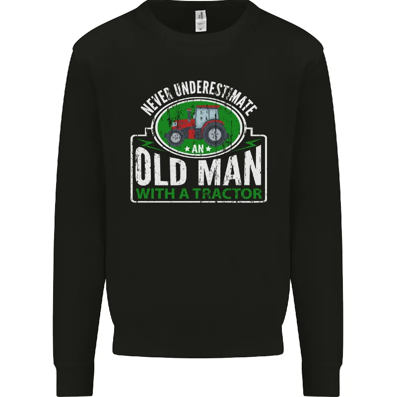 Today’s Special chic fitness hoodieAn Old Man With a Tractor Farmer Funny Mens Sweatshirt Jumper