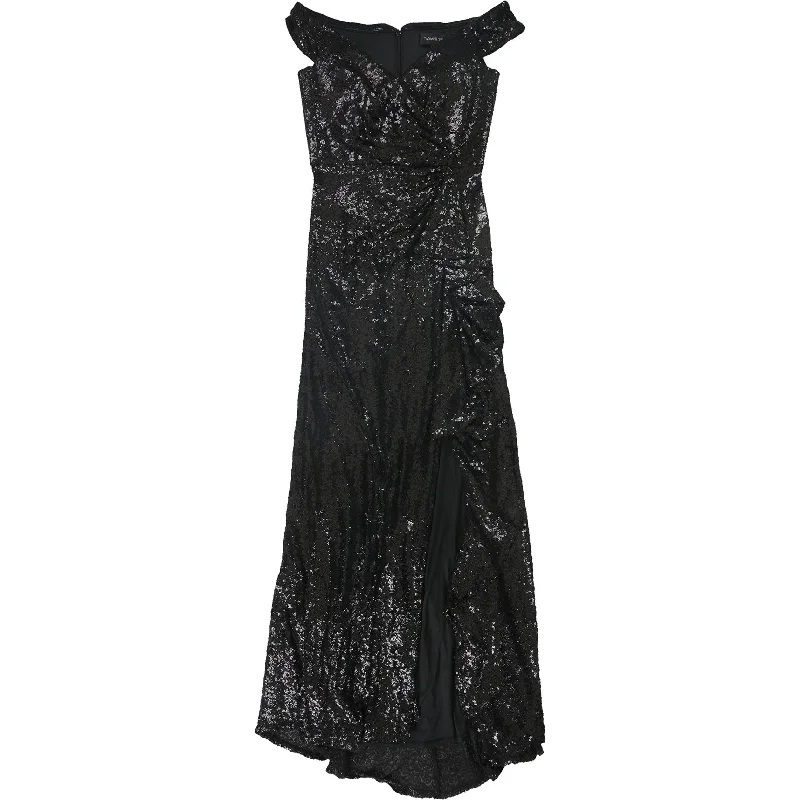 Price Rollback elegant maxi dressTadashi Shoji Womens Sequin Gown Dress