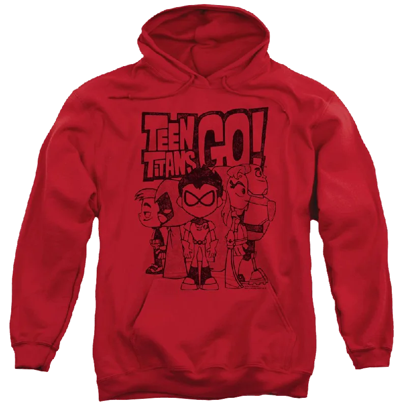 Take Advantage fashion hooded jacketTeen Titans Go Team Up Pullover Hoodie