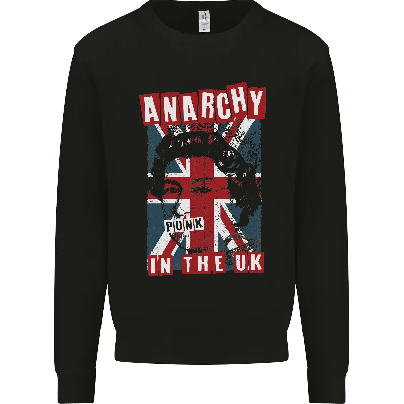 Discount Days fitness lifestyle hoodieAnarchy in the UK Punk Music Rock Mens Sweatshirt Jumper