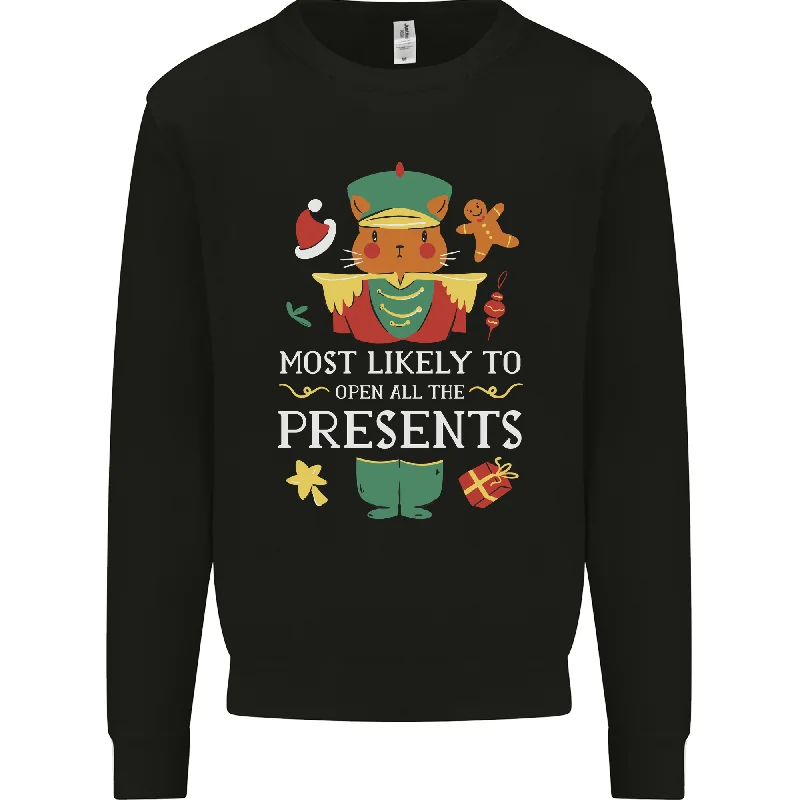 Take Advantage Christmas Nutcracker Presents Funny Xmas Mens Sweatshirt Jumper