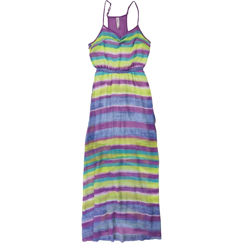 Act Now wrap dressAeropostale Womens Chiffon Maxi Dress, Multicoloured, Small