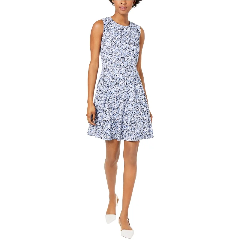 Exclusive Access formal dressmaison Jules Womens Border Print Fit & Flare Dress, Blue, 10 Exclusive Access formal dressmaison Jules Womens Border Print Fit & Flare Dress, Blue, 10