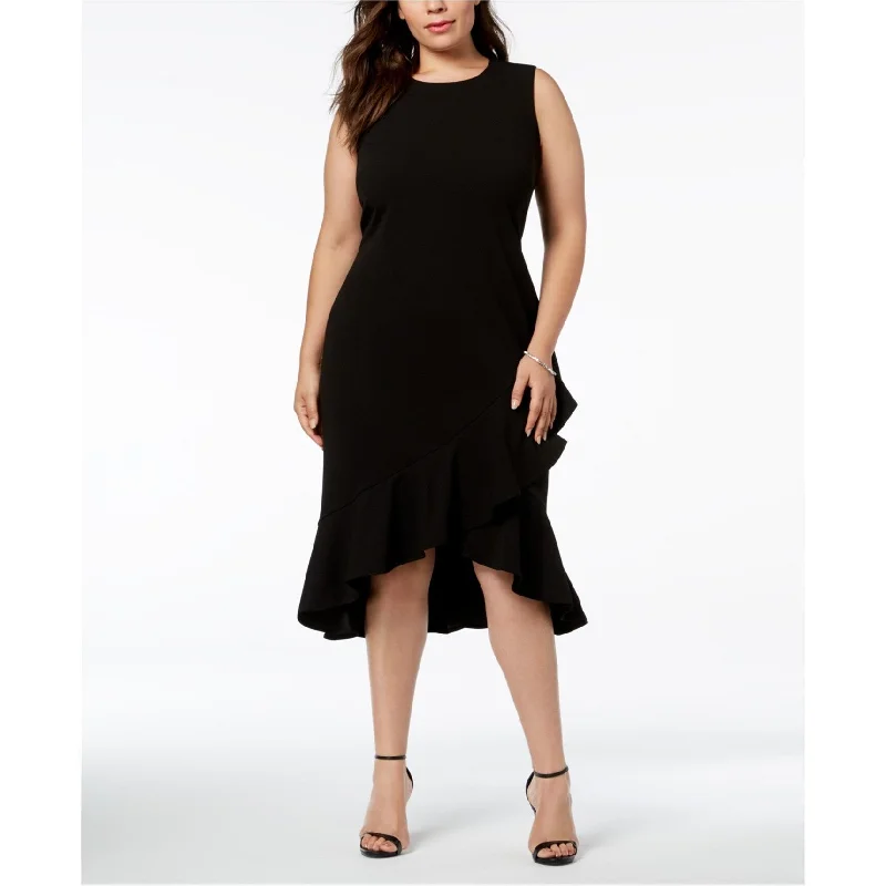 Special Savings ruched dressCalvin Klein Womens Sleeveless High-Low Ruffled Dress, Black, 22W Special Savings ruched dressCalvin Klein Womens Sleeveless High-Low Ruffled Dress, Black, 22W