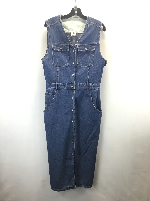 Limited Availability lace dressDress Casual Maxi By Bill Blass In Blue, Size: 12