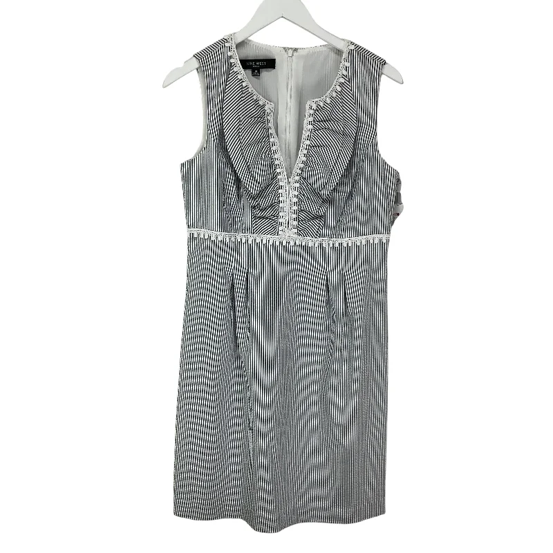 TIME-Limited Offer party-ready dressDress Casual Midi By Nine West Apparel In Grey, Size: 10 TIME-Limited Offer party-ready dressDress Casual Midi By Nine West Apparel In Grey, Size: 10