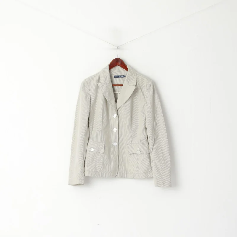 Price Smash soft coatRalph Lauren Women 8 S Blazer Grey Striped Cotton Light Casual Pocket Jacket Price Smash soft coatRalph Lauren Women 8 S Blazer Grey Striped Cotton Light Casual Pocket Jacket