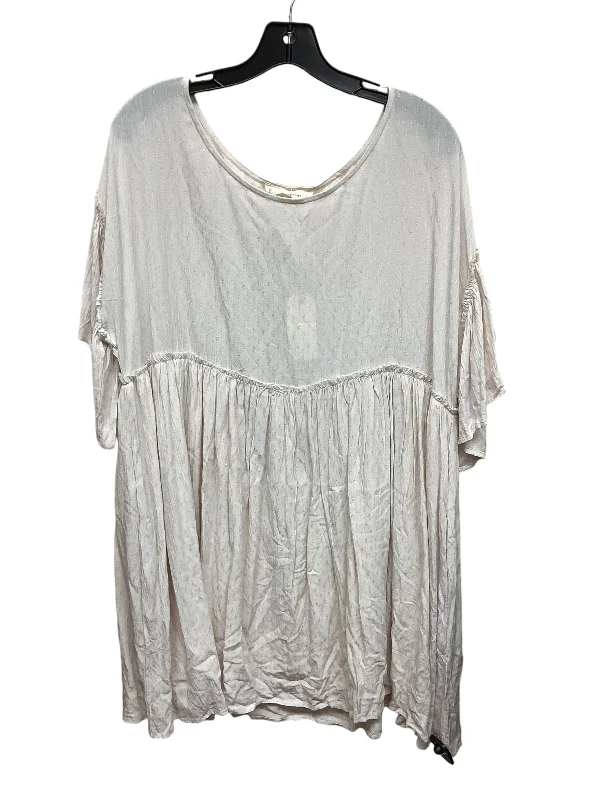 Can't Miss pleated dressDress Casual Short By By Together In Cream, Size: L