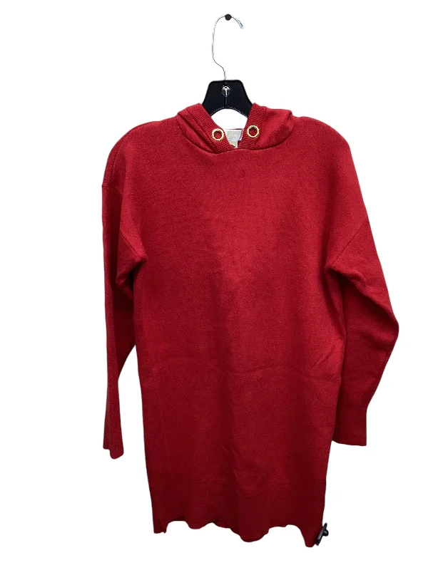 layered dressDress Sweater By Michael By Michael Kors In Red, Size: Xs