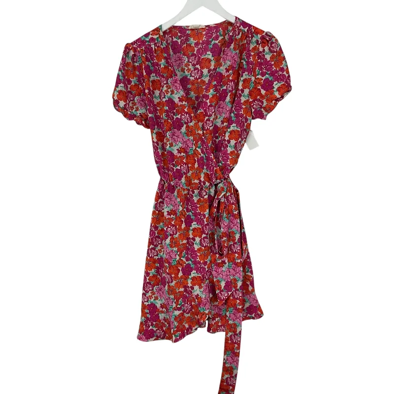 Exclusive Savings elegant evening dressDress Casual Short By Clothes Mentor In Floral Print, Size: L