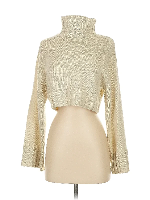 Time-Limited Offer soft coatTurtleneck Sweater