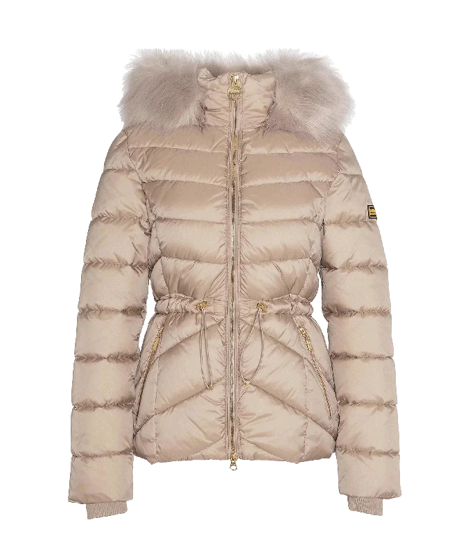 Don't Wait warm jacketIsland Quilted Jacket- Beige