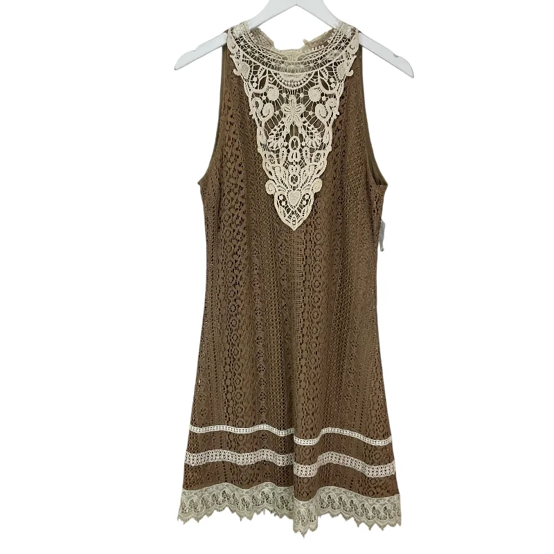 Steals and Deals puff sleeve dressDress Casual Short By Altard State In Brown, Size: L Steals and Deals puff sleeve dressDress Casual Short By Altard State In Brown, Size: L