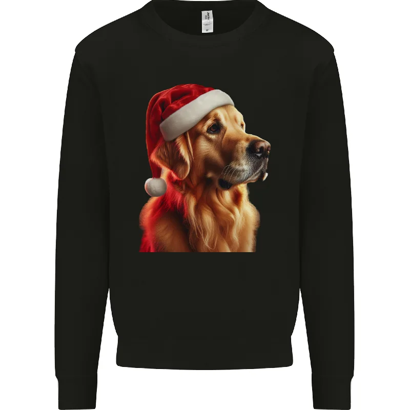 Friends and Family Sale Christmas Golden Retriever Dog Xmas Mens Sweatshirt Jumper