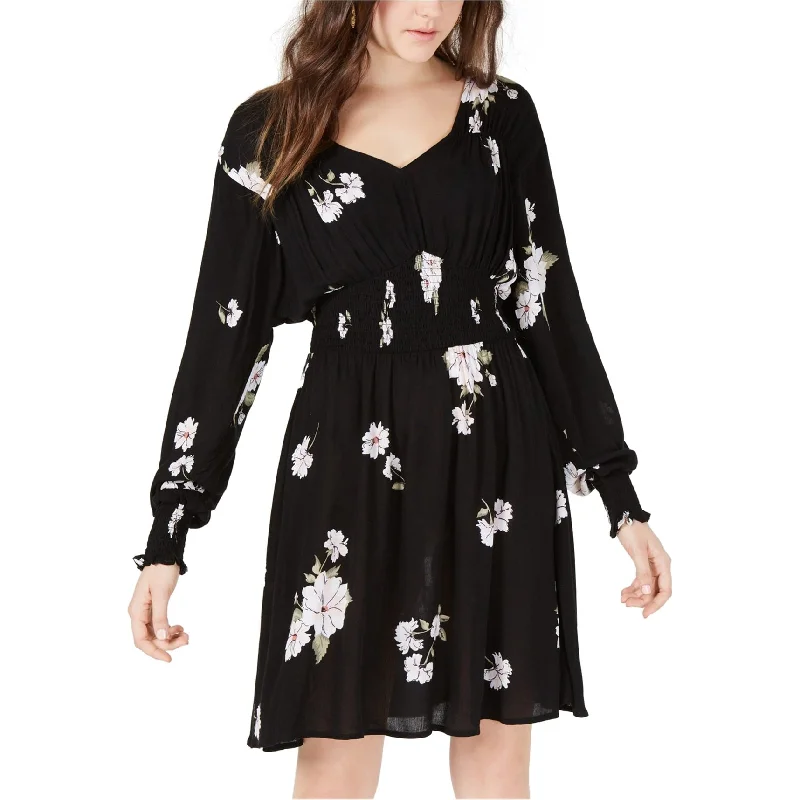Deal Alert modern dressAmerican Rag Womens Smocked Fit & Flare Dress, Black, X-Small Deal Alert modern dressAmerican Rag Womens Smocked Fit & Flare Dress, Black, X-Small