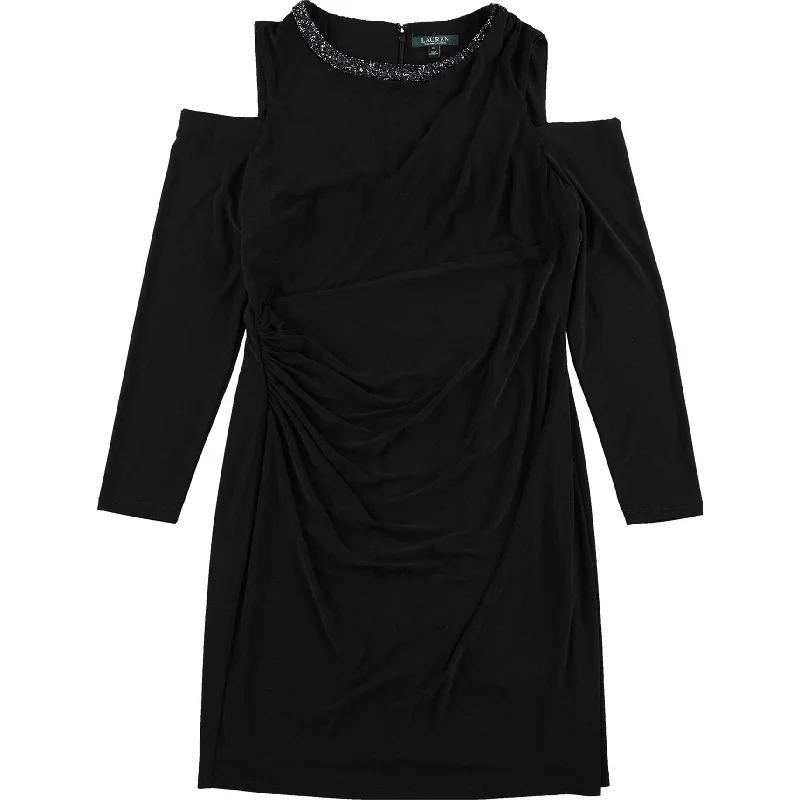 Special Promotion spaghetti strap dressRalph Lauren Womens Beaded Neck Jersey Cold Shoulder Dress, Black, 2 Special Promotion spaghetti strap dressRalph Lauren Womens Beaded Neck Jersey Cold Shoulder Dress, Black, 2