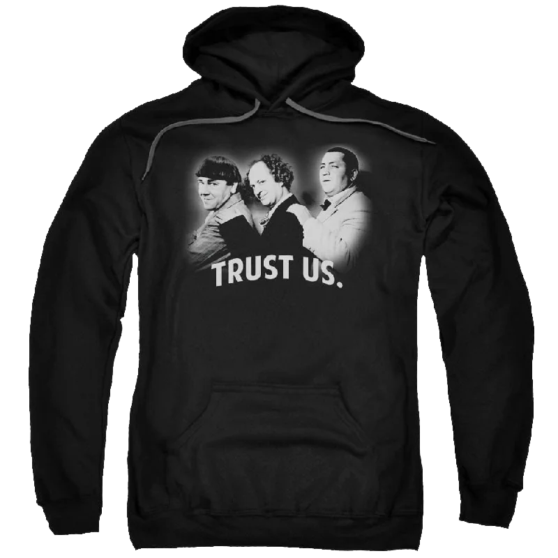 Unmissable Offer graphic hoodie with printThe Three Stooges Turst Us Pullover Hoodie