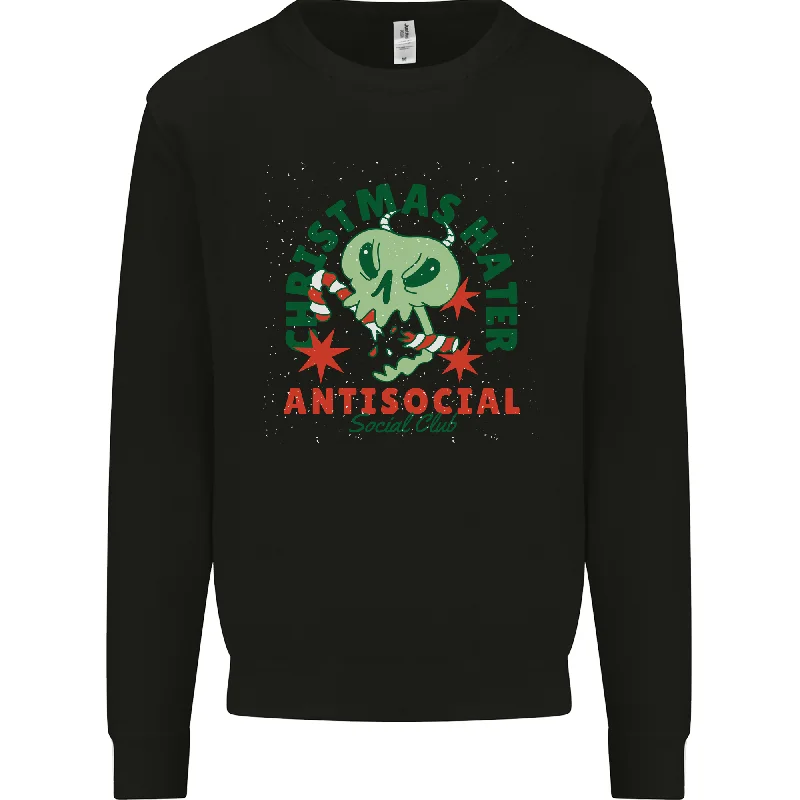 Price Blitz Christmas Hater Bah Humbug Antisocial Xmas Mens Sweatshirt Jumper