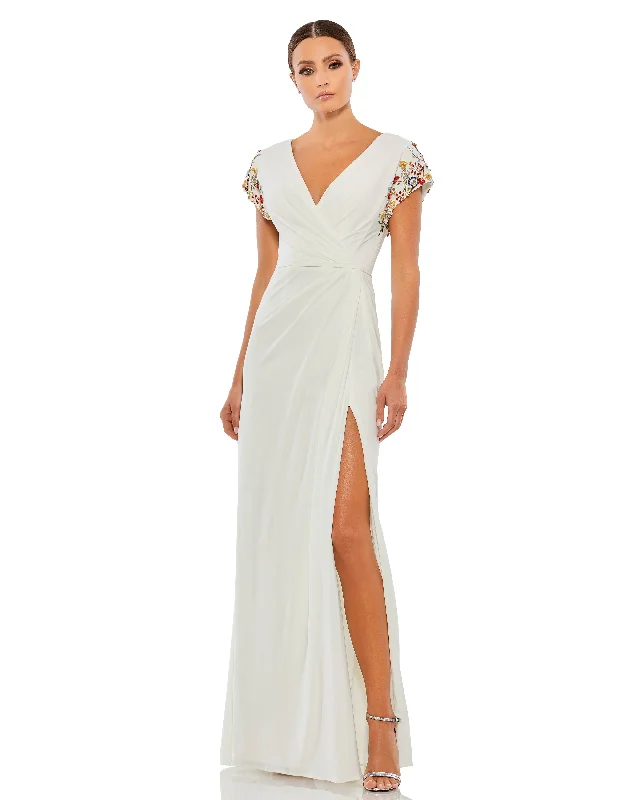 Huge Discounts casual midi dressMac Duggal 55709 Dress