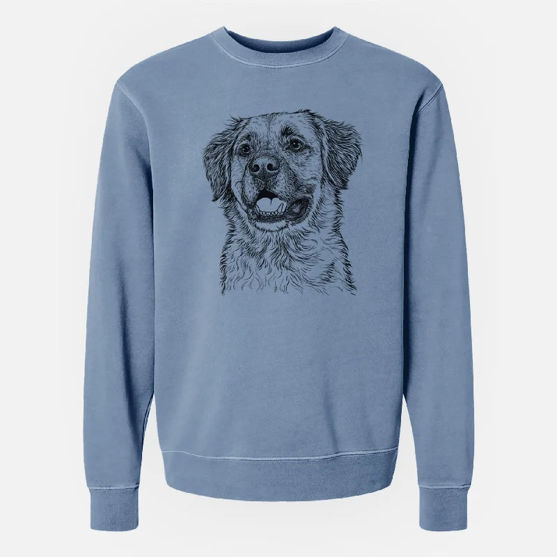 Price Cut lightweight fitness hoodieBare Finn the Mixed Breed - Unisex Pigment Dyed Crew Sweatshirt Price Cut lightweight fitness hoodieBare Finn the Mixed Breed - Unisex Pigment Dyed Crew Sweatshirt
