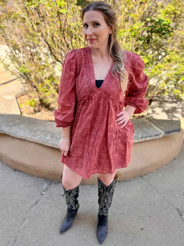 Loyalty Reward sophisticated dressMauve Out Of My Way Dress