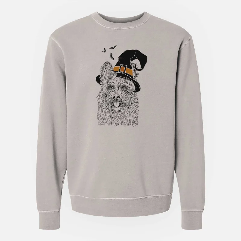 New Markdowns Witch Kyros the Berger Picard - Unisex Pigment Dyed Crew Sweatshirt