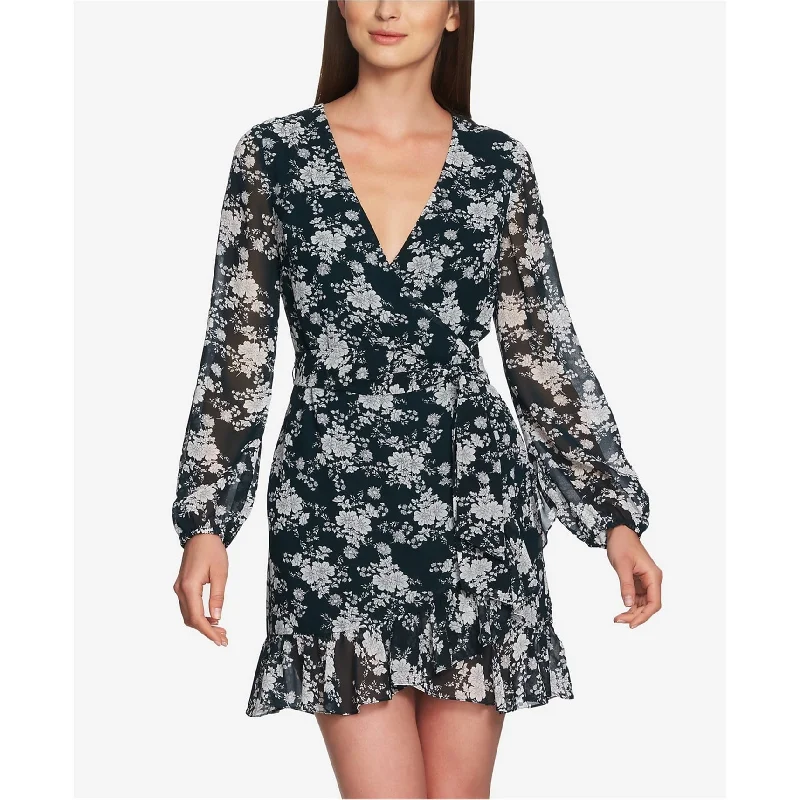 Instant Discount spaghetti strap dress1.State Womens Ruffled Wrap Dress