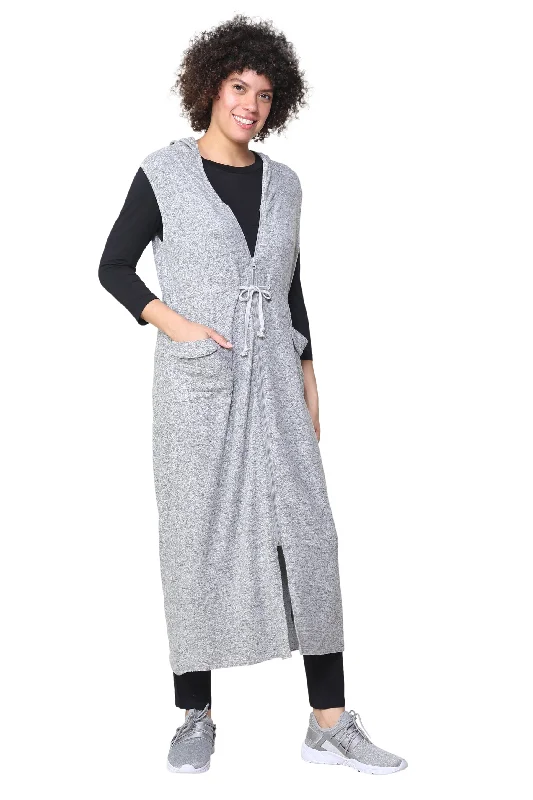Super Bargain spaghetti strap dressThe Sleeveless Long Zip Hoodie