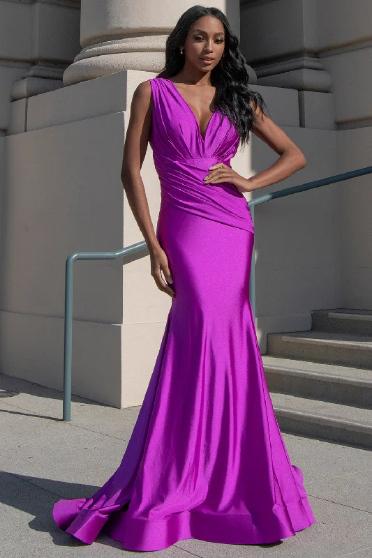 Special Buy floral wrap dressSleeveless Fit & Flare Lycra Ruched Waist Plunge Neck Long Prom Dress AC370-1 Special Buy floral wrap dressSleeveless Fit & Flare Lycra Ruched Waist Plunge Neck Long Prom Dress AC370-1