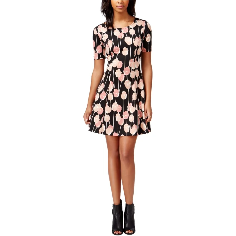 Deal of the Week chic wrap dressmaison Jules Womens Printed Fit & Flare Dress, Pink, Small Deal of the Week chic wrap dressmaison Jules Womens Printed Fit & Flare Dress, Pink, Small