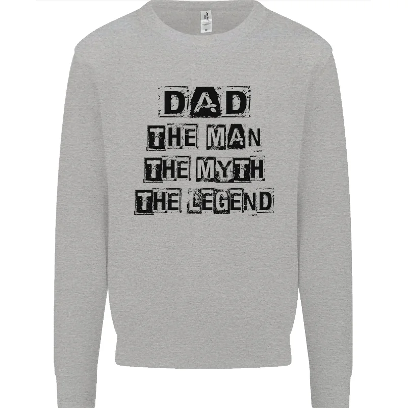 Holiday Sale Dad the Man the Myth the Legend Mens Sweatshirt Jumper