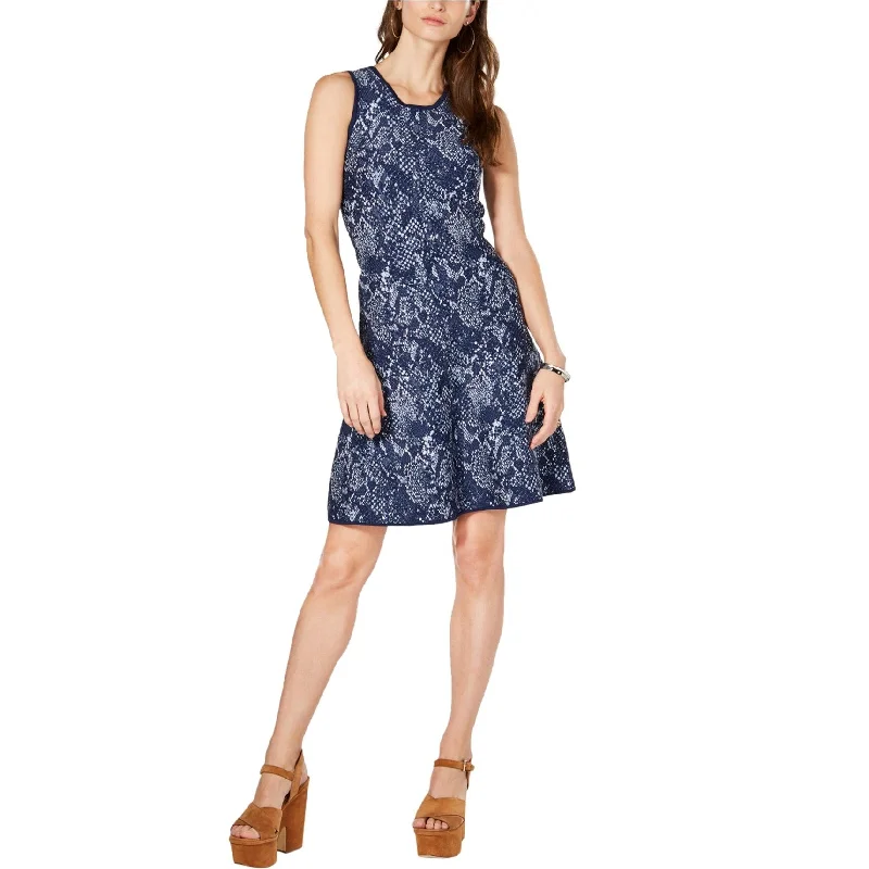 Limited Quantity relaxed fit dressMichael Kors Womens Sweater Fit & Flare Dress, Blue, XX-Small Limited Quantity relaxed fit dressMichael Kors Womens Sweater Fit & Flare Dress, Blue, XX-Small
