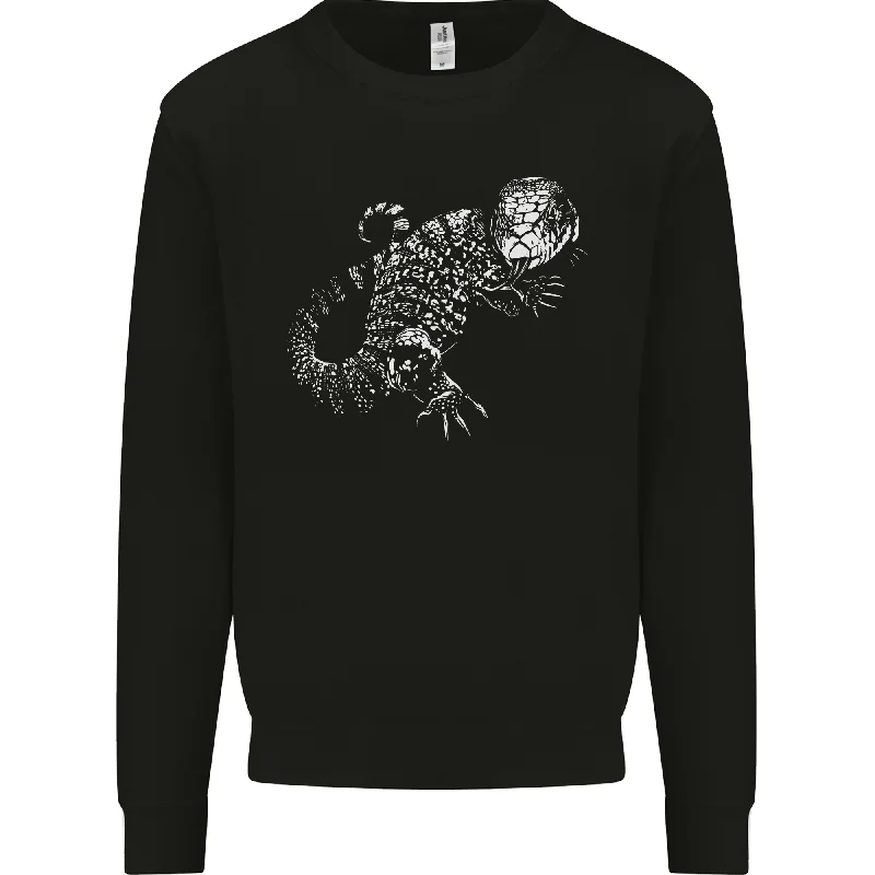 bold workout sweatshirtAn Argentine Tegu Lizard Mens Sweatshirt Jumper