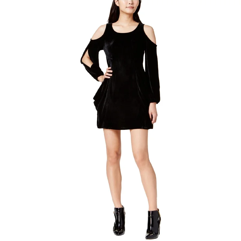 Friends and Family Sale structured dressKensie Womens Velvet Cold Shoulder Dress, Black, Small Friends and Family Sale structured dressKensie Womens Velvet Cold Shoulder Dress, Black, Small