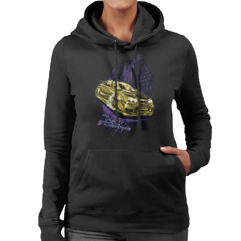 Year-End Sale fleece hoodie for winterFast and Furious Tokyo Drift Golden Car Women's Hooded Sweatshirt Year-End Sale fleece hoodie for winterFast and Furious Tokyo Drift Golden Car Women's Hooded Sweatshirt