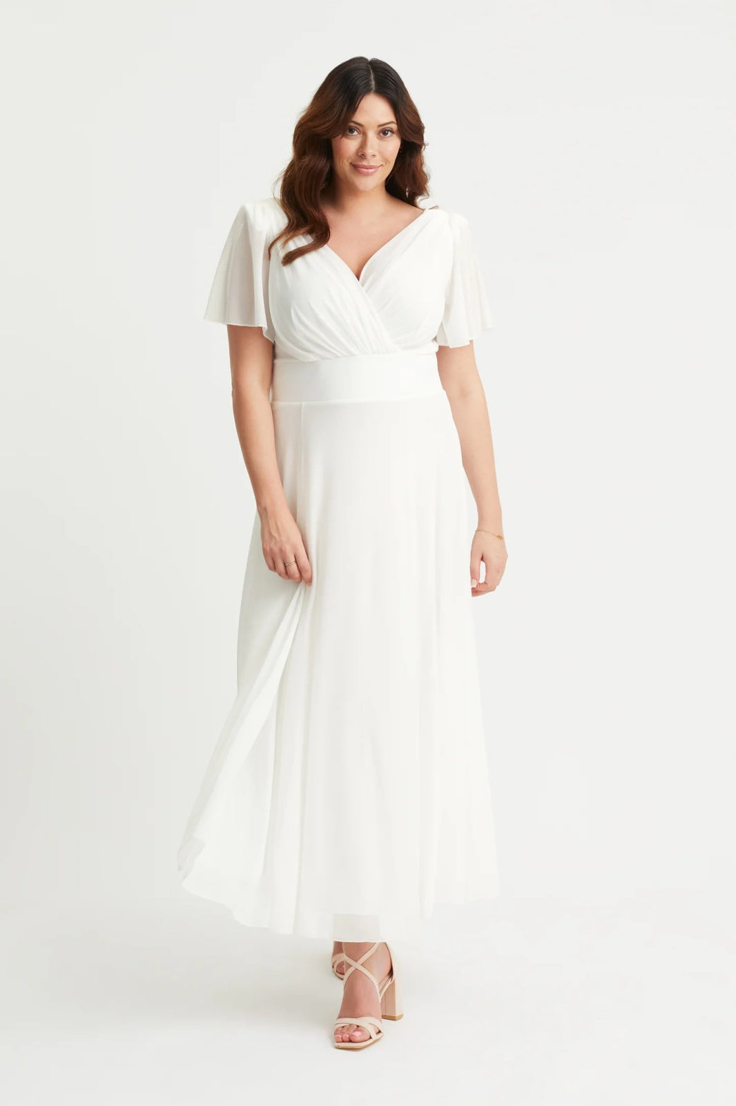 Daily Deals lace dressScarlett & Jo | Isabelle Float Sleeve Maxi Wrap Dress in Ivory Daily Deals lace dressScarlett & Jo | Isabelle Float Sleeve Maxi Wrap Dress in Ivory