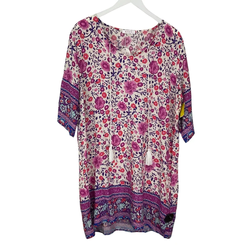 Fantastic Offers wool dressDress Casual Midi By Clothes Mentor In Floral Print, Size: L Fantastic Offers wool dressDress Casual Midi By Clothes Mentor In Floral Print, Size: L