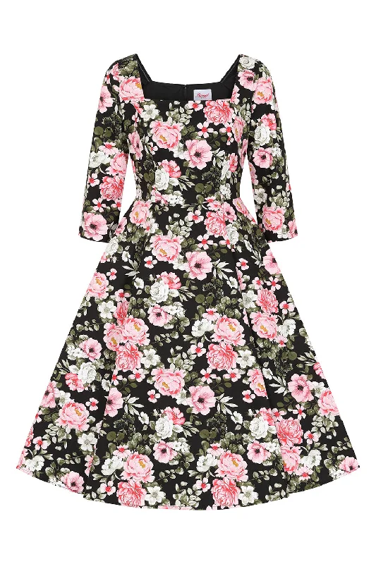 Huge Savings vintage dressPink Bloom Dress