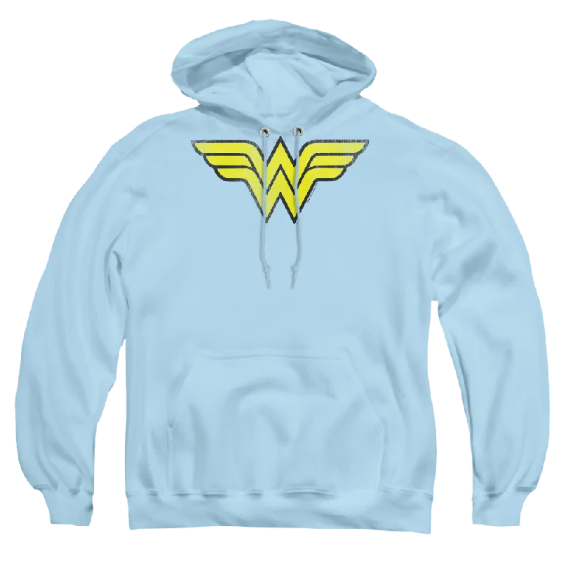 graphic hoodieWonder Woman Ww Logo Distressed - Pullover Hoodie